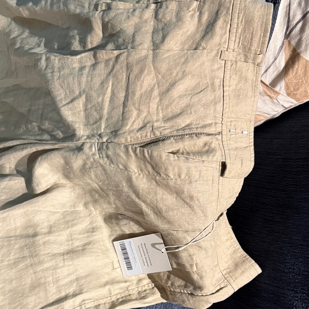 Everlane Beige Wide-Leg Pants - Picture 7 of 9